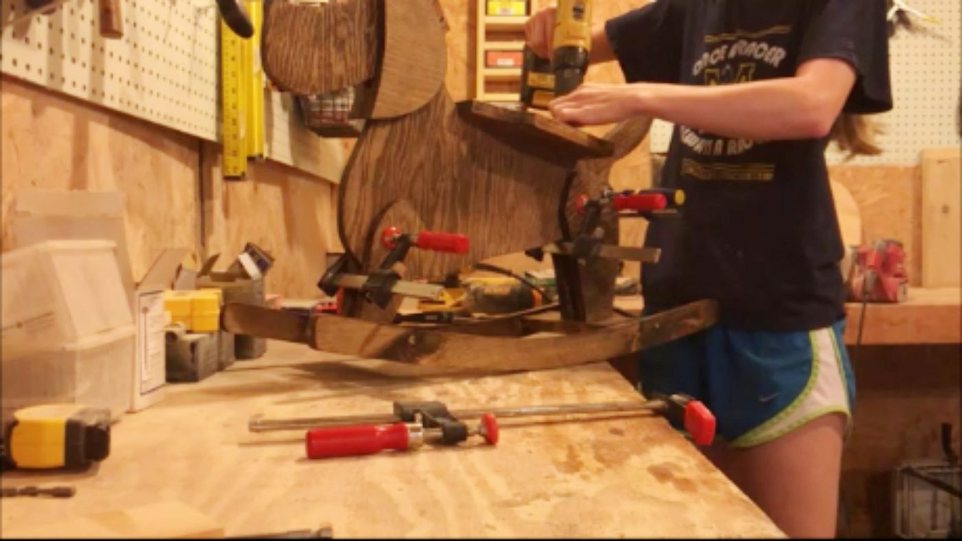 Screw On Seat Top, Wooden Rocking Horse Dog Plans