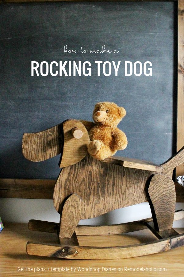 How To Make A Handmade Rocking Horse, Rocking Dog Toy Plans, Woodshop Diaries For Bekob