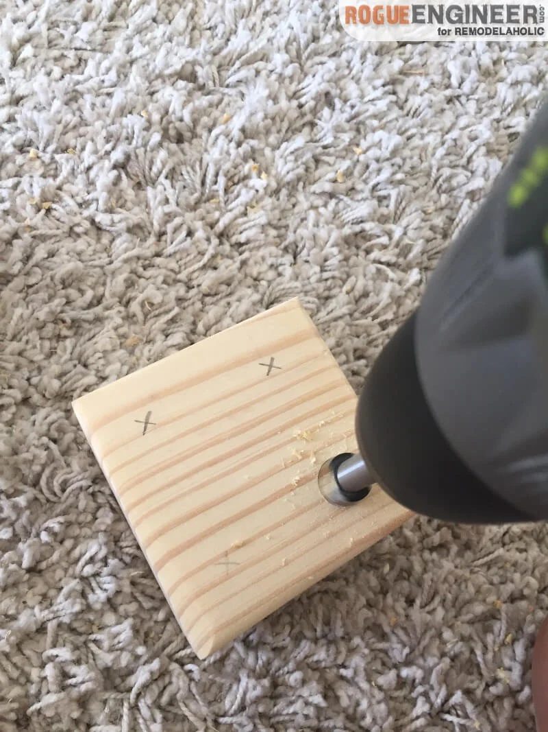 Handmade Yard Dice - Drilling