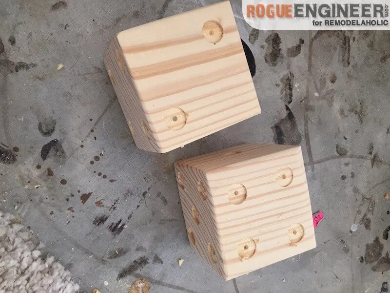Handmade Yard Dice - Drilled