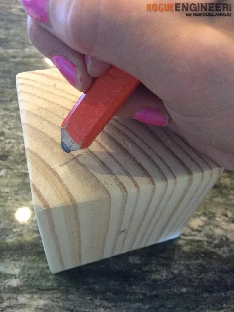 Handmade Yard Dice - Marking