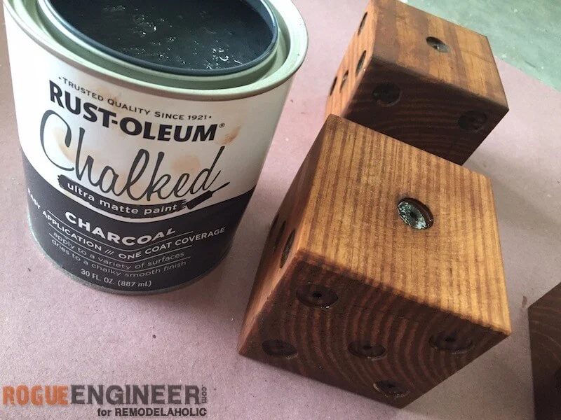 Handmade Yard Dice - Painting