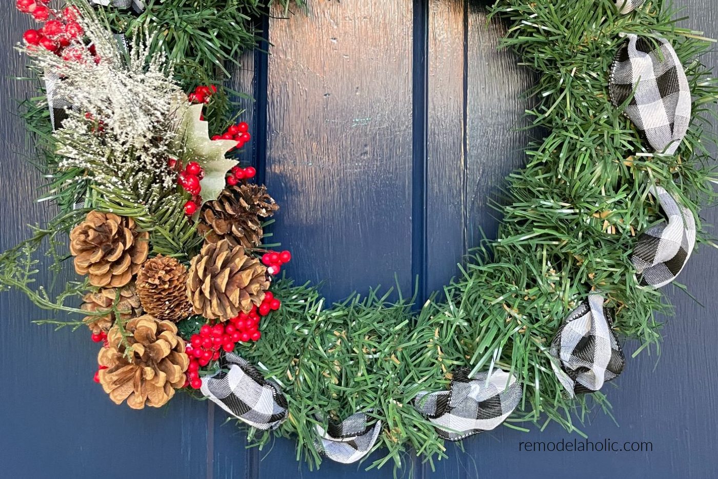 Making A Dollar Tree Christmas Wreath Quick straightforward low-cost For Front Door, Bekob