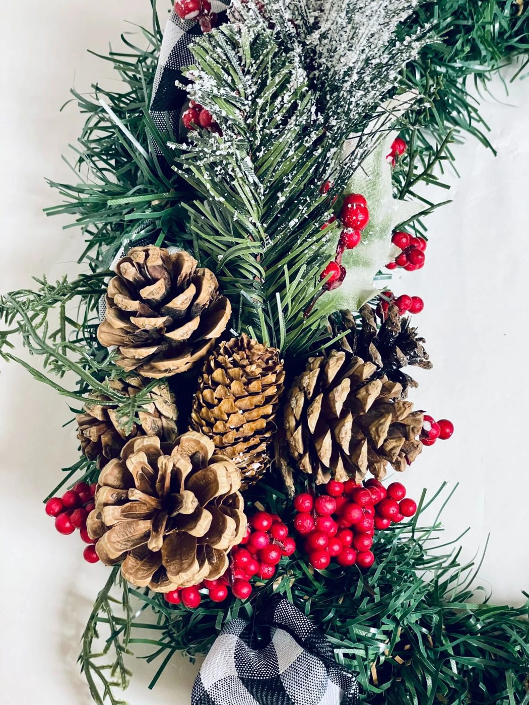 Making A Dollar Tree Christmas Wreath Quick straightforward low-cost, Bekob (7)