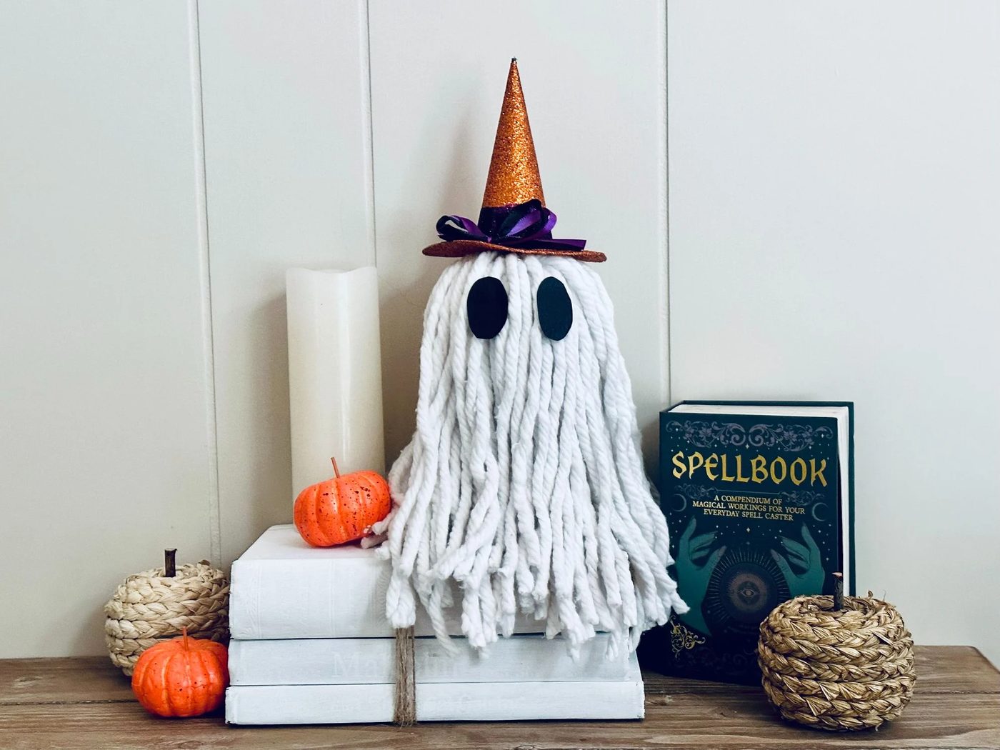 Make This Viral Dollar Tree Ghost Mop Handmade in 5 Minutes for Under $5