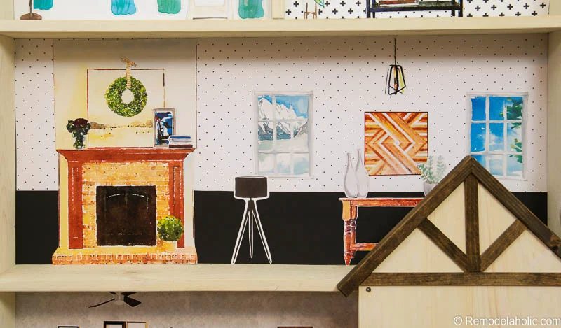 Dollhouse With Building Plan And Free Printables 18