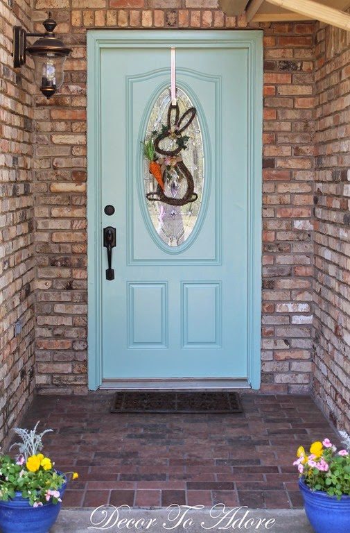 painting a front door - Decor to Adore