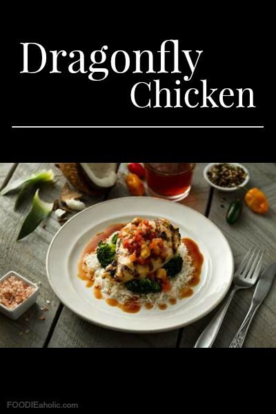 Dragonfly Chicken | FOODIEaholic.com #recipe #cooking #chicken #dragonfly #spicy #rice #sauce