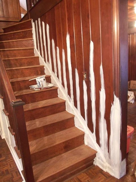 priming the stairs to paint, Chapter37 on Bekob