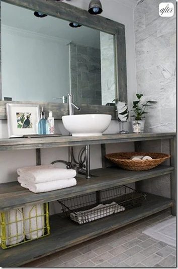 open vanity base