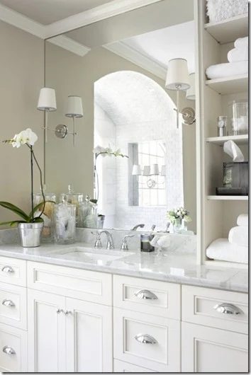 shelf on vanity top