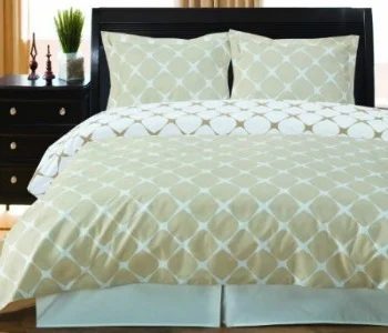 Bloomingdale tan and white duvet, Amazon