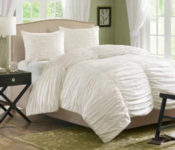Home Essence ruched comforter set, Amazon