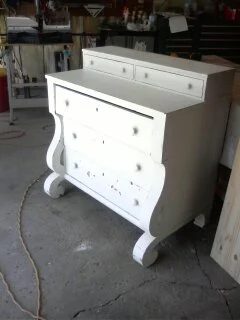 Dresser to Book Case Furniture Remodel (1)