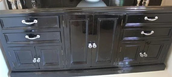 Dresser to Vanity Conversion with Pink Interior