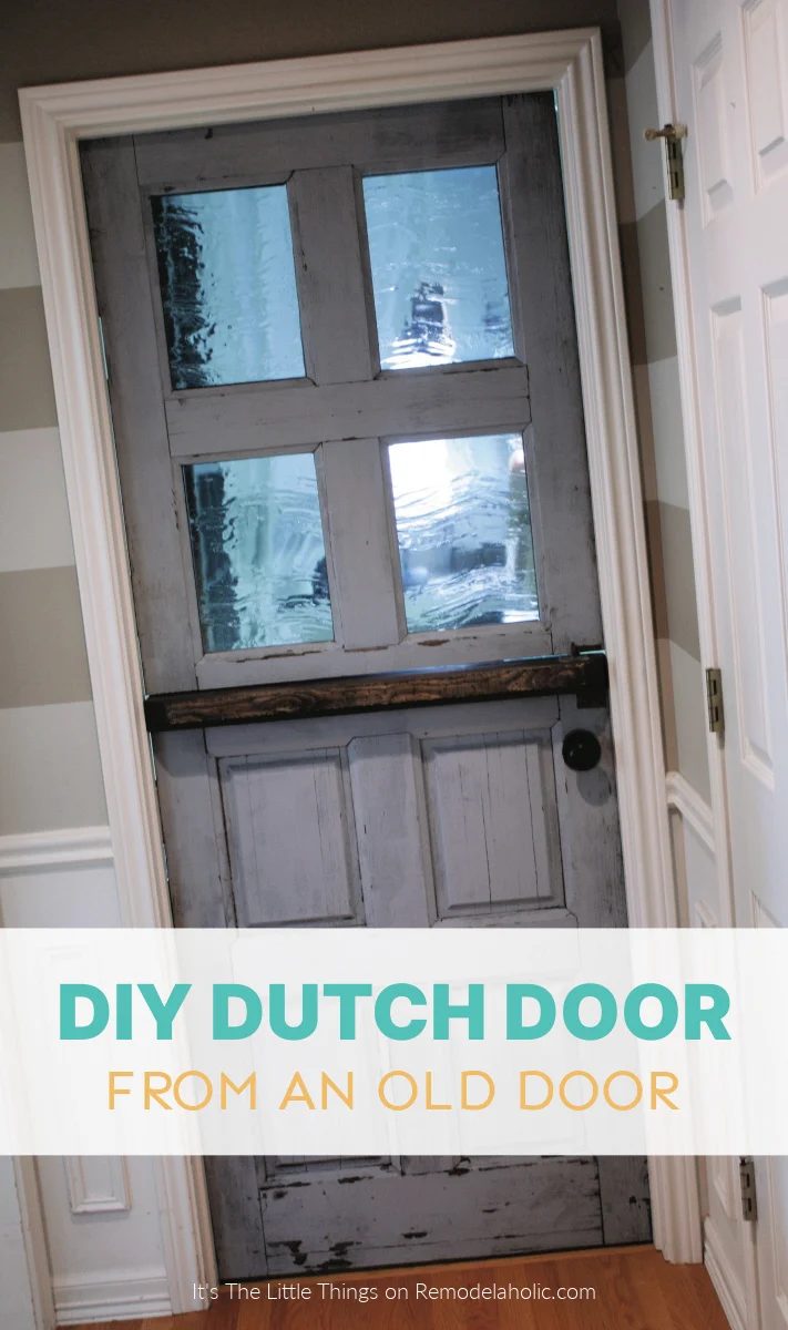 Handmade Dutch Door walkthrough From An Old Door, Bekob