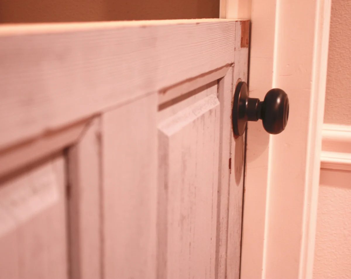 Handmade dutch door with rustic doorknob by Its the Little Things featured on @Bekob