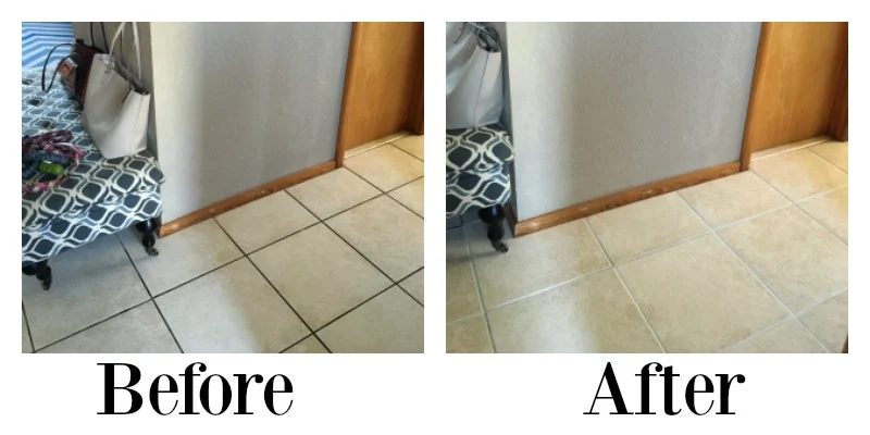 If you're struggling with dated tile, give your floors an straightforward update! It's direct and inexpensive to dye grout to refresh your older tile floor.