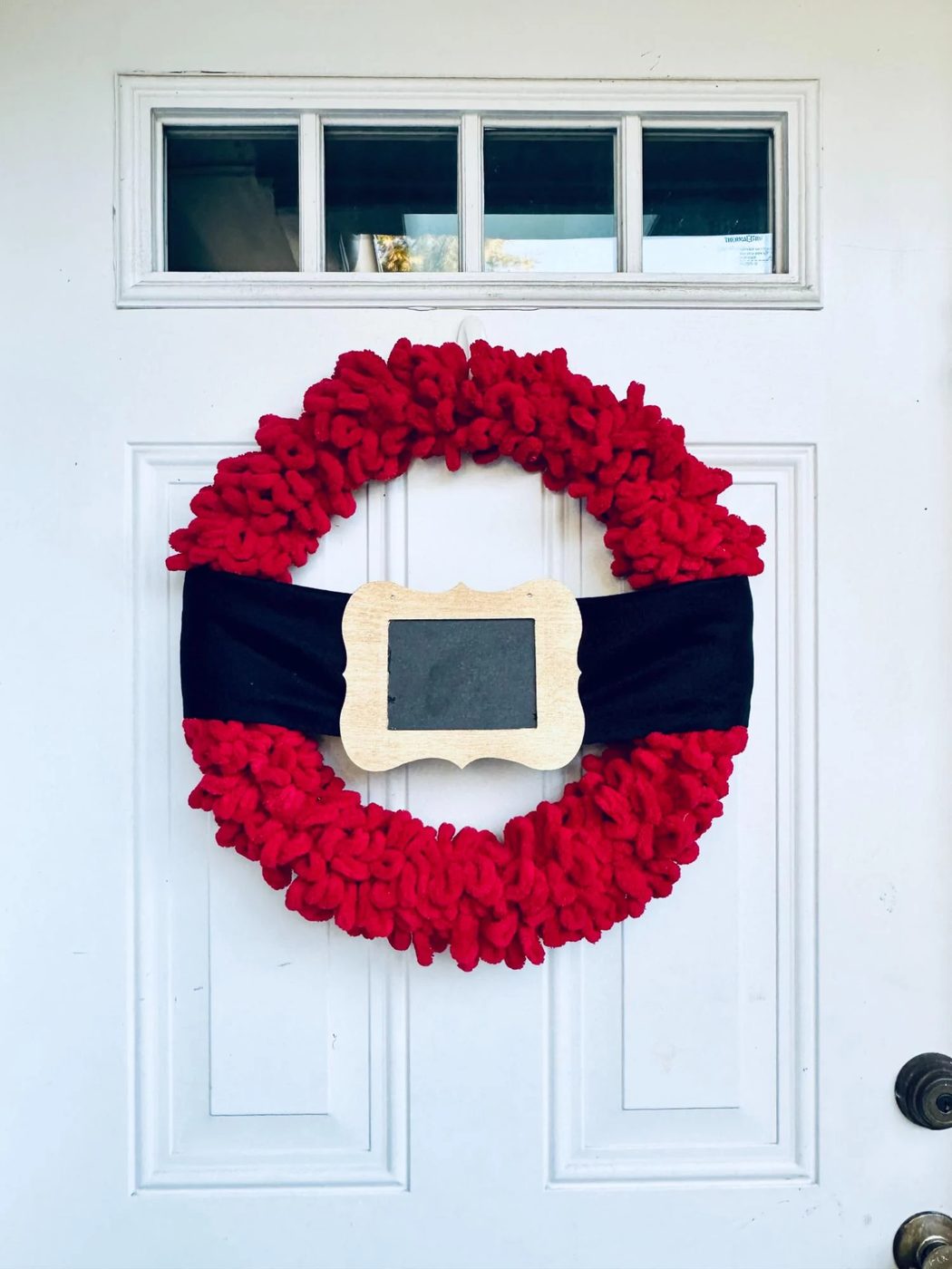 straightforward Handmade Santa Belt Wreath Handmade walkthrough, Bekob (15)