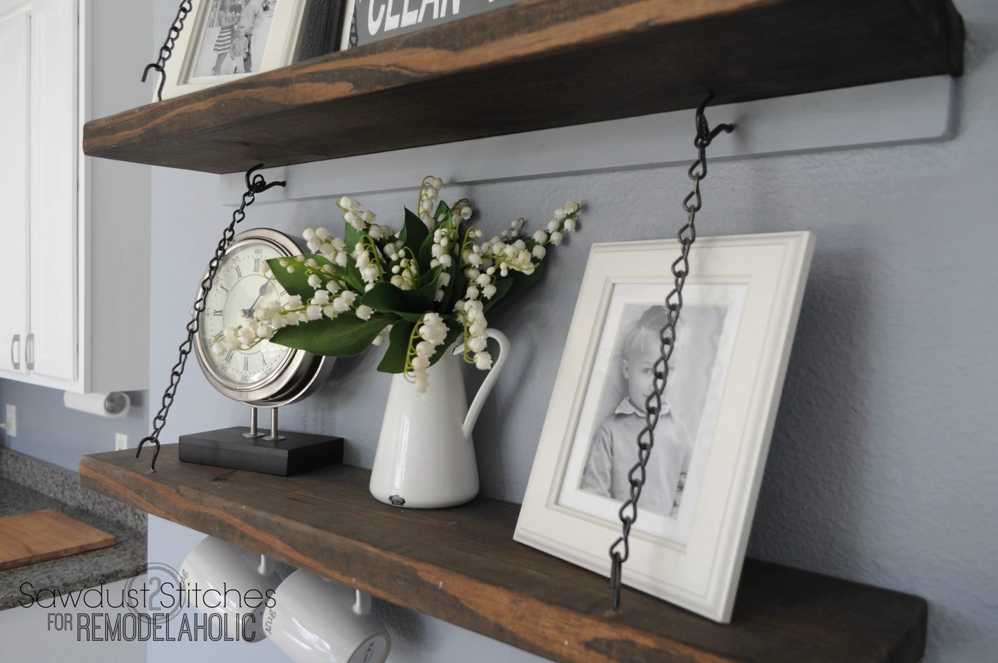 Suspended Shelving SAwdust2stitches for Bekob