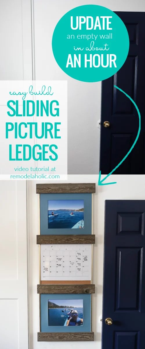 straightforward Diy Sliding Picture Ledge Shelves For direct Art Gallery Wall #Bekob