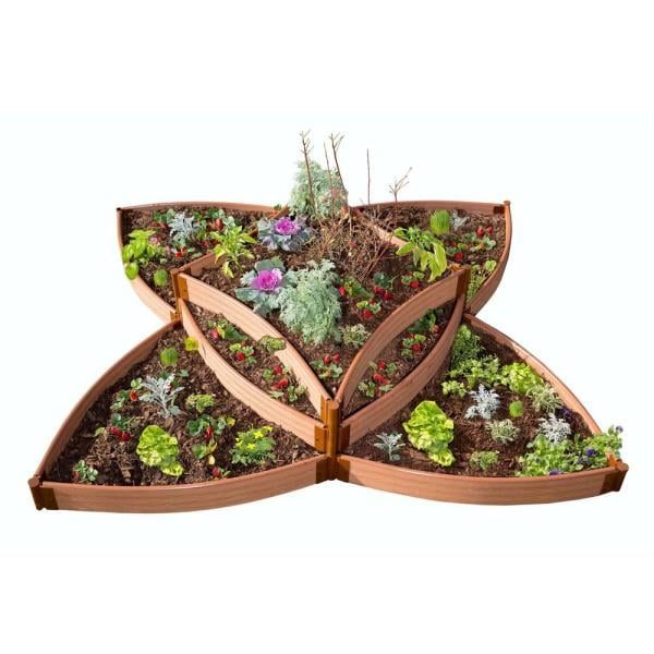 Tiered Raised Garden Bed With Curved Sides