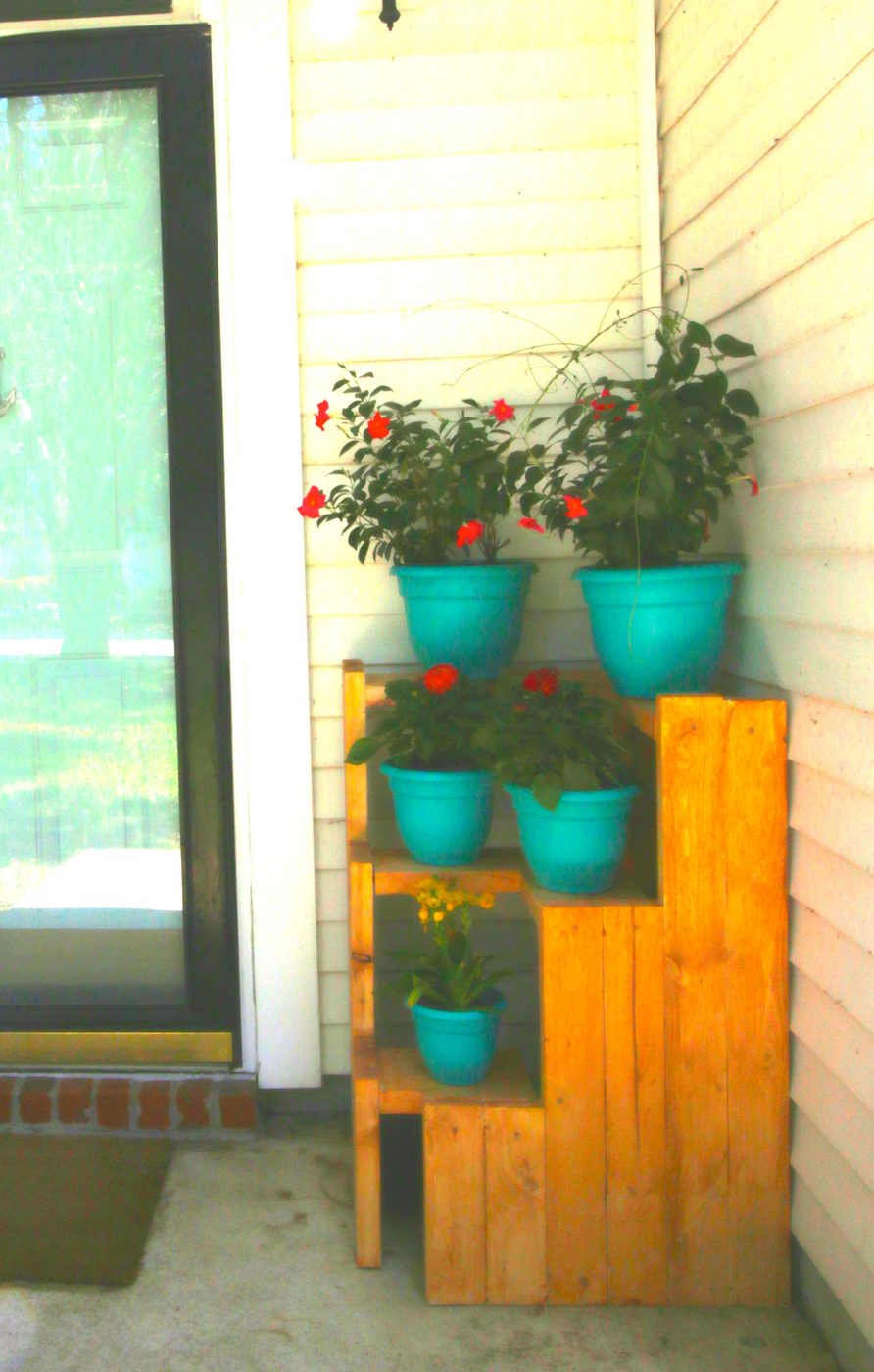2x4 wood projects, plant stand by Morgan McBride