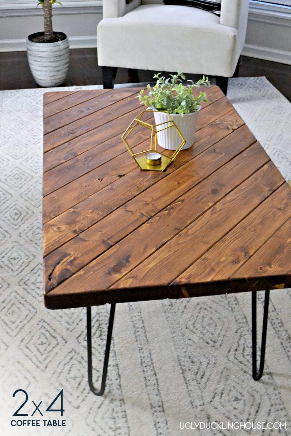 Sarah Diy 2x4 Coffee Table The Ugly Duckling House