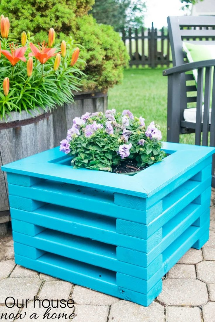 2x4 Wooden Planter by Our House Now a Home