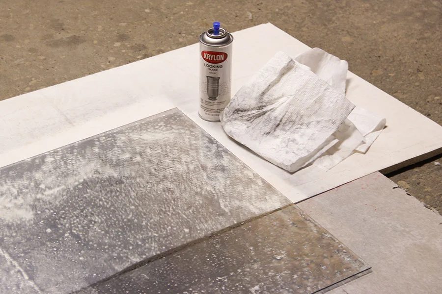 Diy Antique Mirror Wipe Paper Towel1