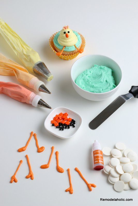 Easter Cupcakes: How to Decorate a Spring Chick Cupcake