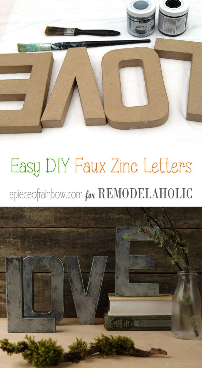 Diy Faux Zinc Letters Apieceofrainbow (1)
