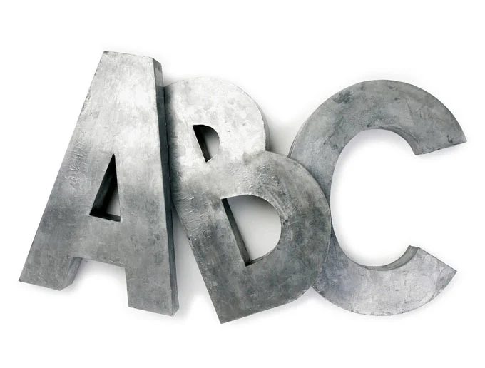 Diy Faux Zinc Letters Apieceofrainbow (17)