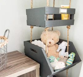 Extra Hanging Closet Storage Crates 8 3