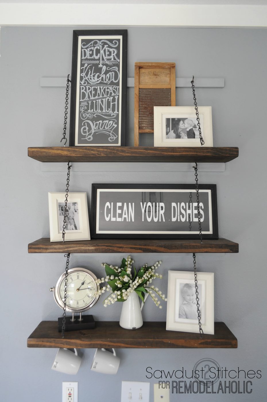Suspended Shelving Sawdust2stitches for Bekob