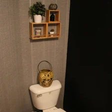 Industrial Modern Powder Room Makeover