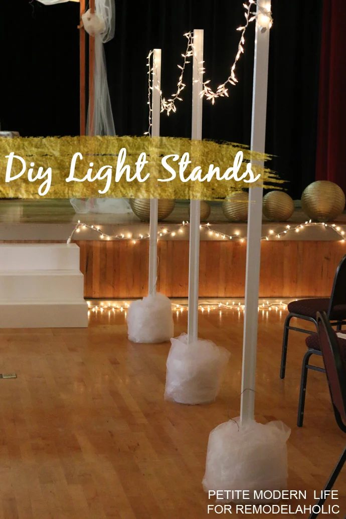 The well fitted straightforward light stands for your next garden party, indoor wedding, or shower!