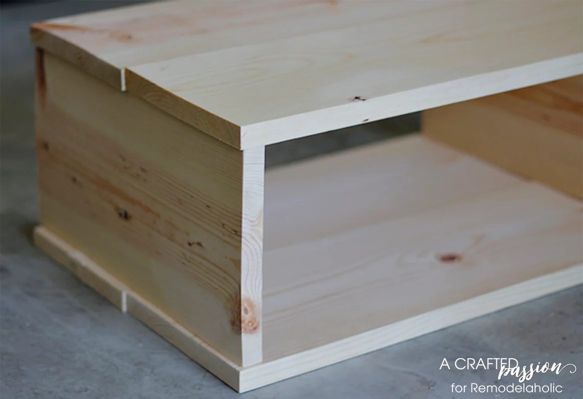 Boxy side table Handmade by A Crafted Passion featured on @Bekob