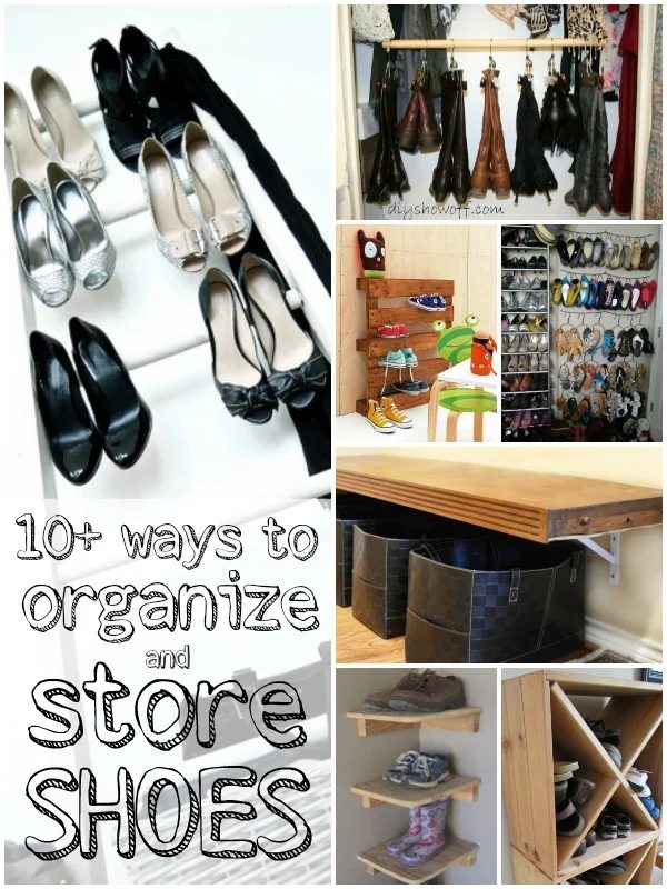 shoe storage and organization options via Bekob