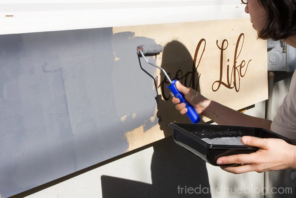 Outdoor table folds to save space and add charm by Tried and True featured on @Bekob