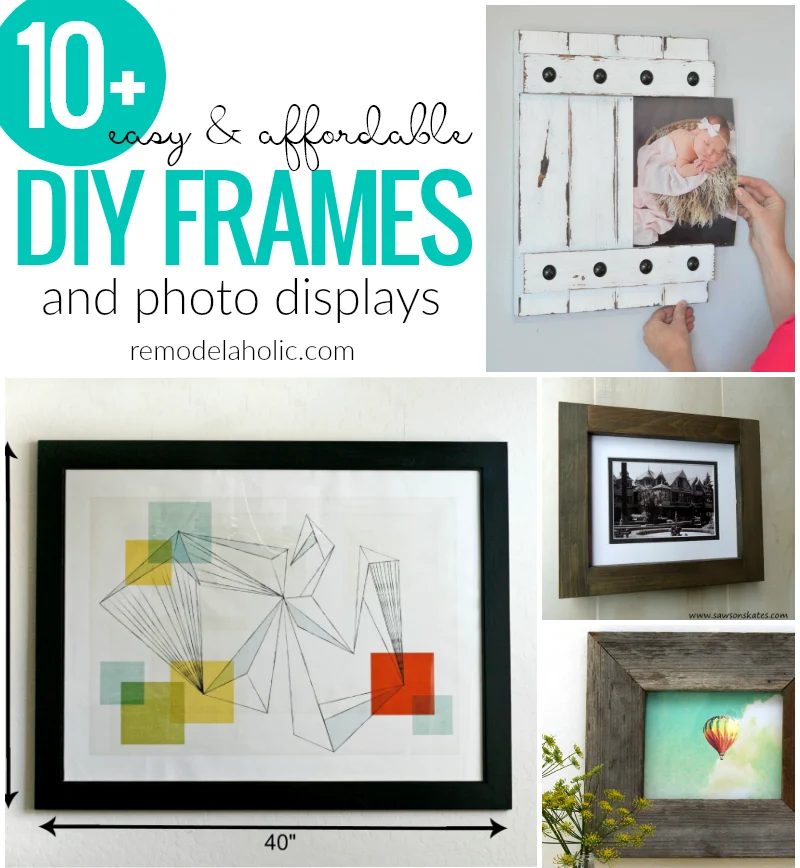 straightforward And Affordable Diy Frames And Photo Displays For Pictures And Printable Art @Bekob Crop