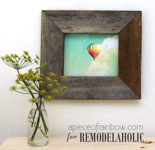 Diy Gift option, Handmade Barnwood Frame method And Printable Wall Art @Bekob