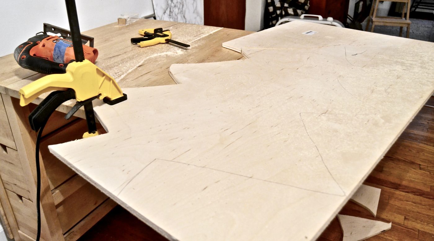 How To Build An straightforward Handmade Plywood Christmas Tree With Lights 04, Best Friends Pizza Club Featured On Bekob