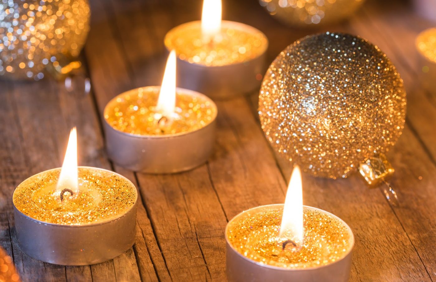 Glitter Candle