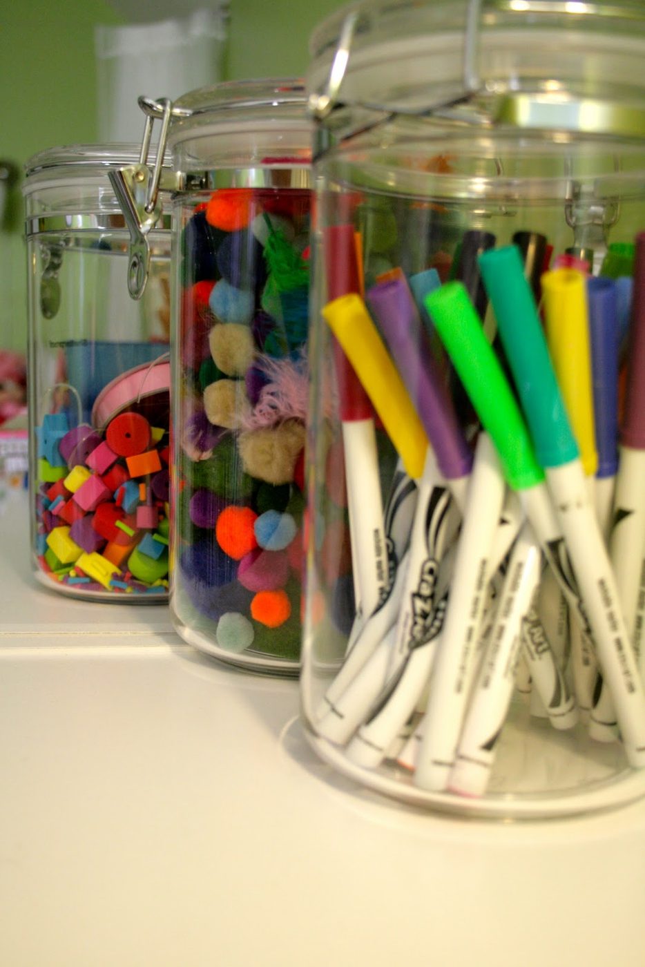 organizing kids art supplies