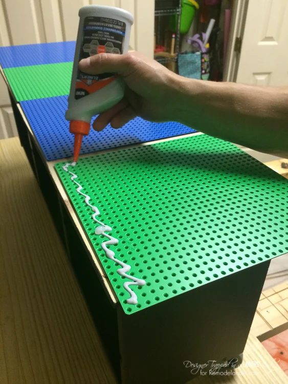 GENIUS! straightforward, Handmade lego table using a basic Ikea storage piece. Full walkthrough by Designer Trapped in a Lawyer's Body for Bekob.com!