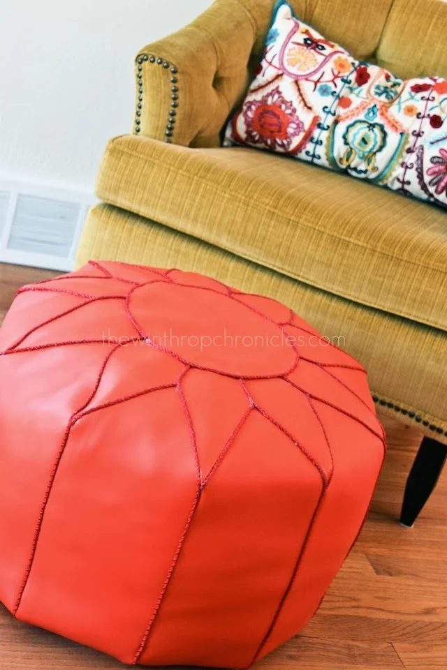 handmade pouf thewinthropchronicles