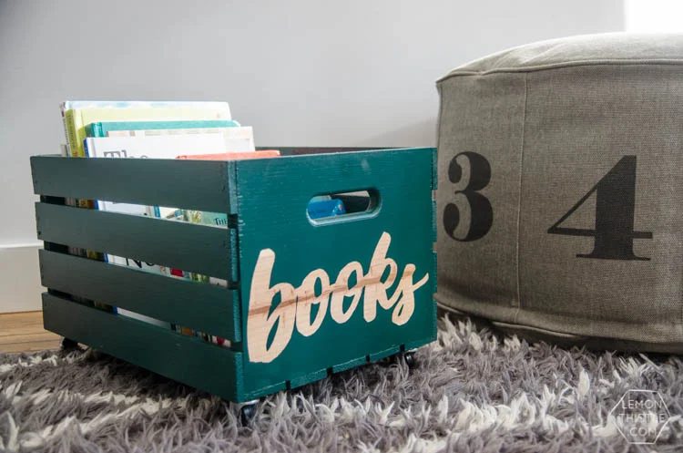 Handmade Book Crate
