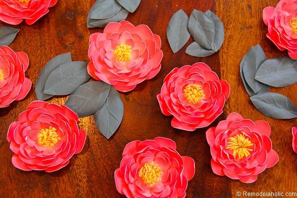 Layered Paper Flower Garland Ready-to-print Template