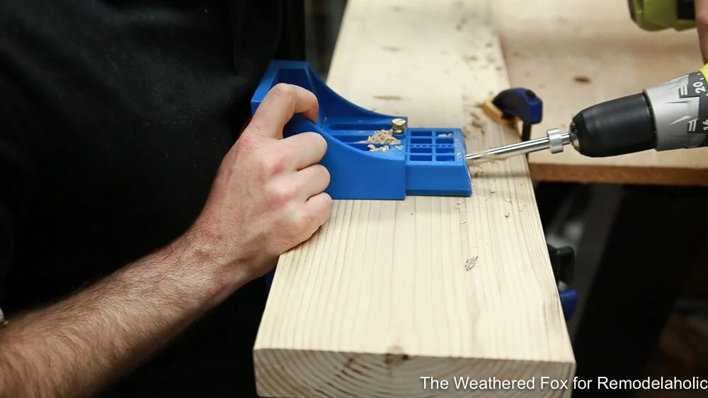 make the bench seat, How to make a wooden bench from 2 boards, step 5
